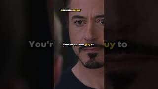 Tony Stark intelligent reply to Steve Rogers