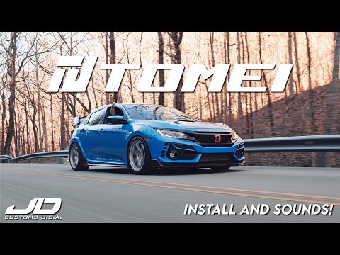 FK8 Civic Type R Tomei Exhaust Install and Sounds! | 4K