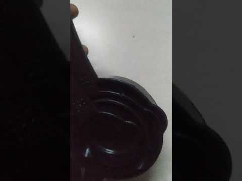 Plastic black measuring spoon (8 piece)