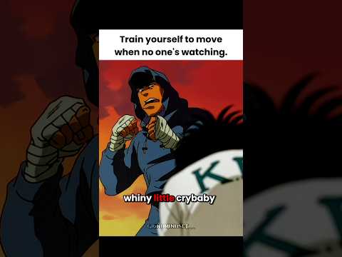 Takamura Mentality. #hajimenoippo #animemotivation #grindmindset #selfdiscipline #fyp
