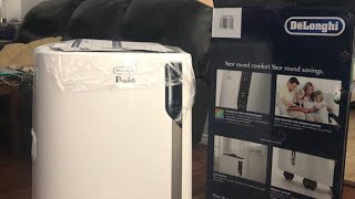 how to install a DēLonghi Pinguino portable air conditioner !!