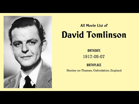 David Tomlinson Movies list David Tomlinson| Filmography of David Tomlinson