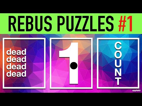 Rebus Puzzles with Answers #1 (15 Picture Brain Teasers)