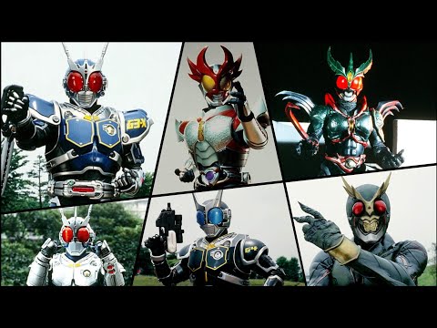 Kamen Rider Agito All Riders Form Henshin and Finisher (Agito Ground Form - G4)