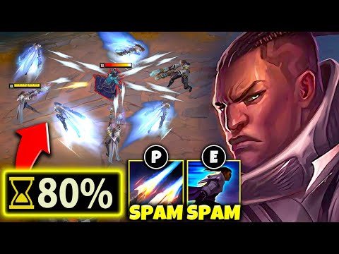 URF LUCIAN HAS INFINITE DASHES AND SPRAYS YOU WITH AUTOS