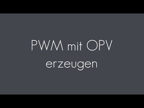 PWM mit OPV erzeugen | OPV