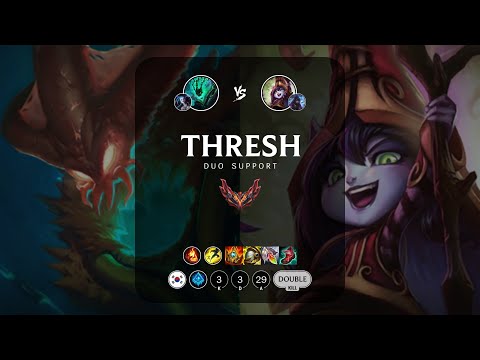Thresh Support vs Lulu - KR Grandmaster Patch 13.7