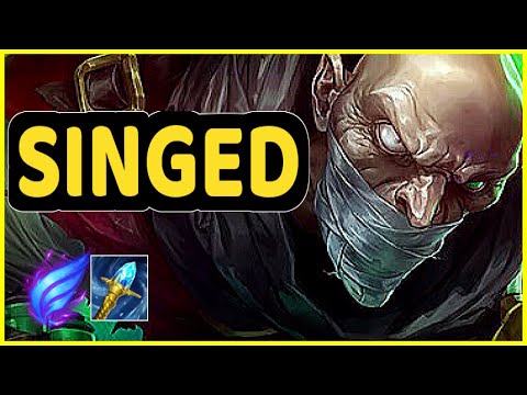 SINGED VS GNAR TOP GAMEPLAY CHALLENGER I