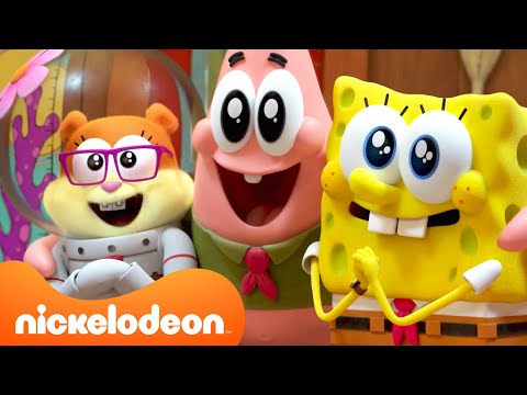 Kamp Koral BFFs SpongeBob, Sandy and Patrick for 240 Minutes! | @Nicktoons
