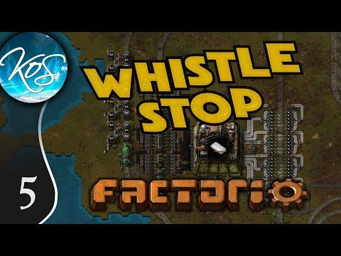Whistle Stop Factorio Ep 5: MALL CONSTRUCTION - Mod Spotlight, Let's Play, Gameplay