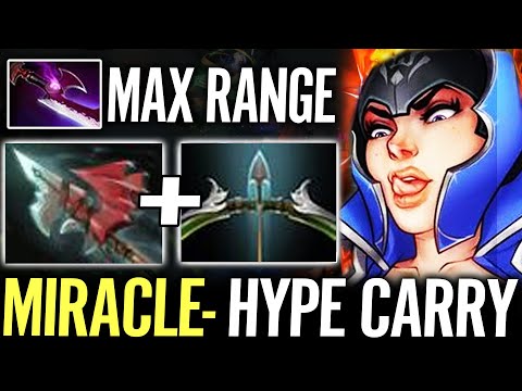 Luna Max Range Hard Carry by Miracle- with Silveredge - Dota 2 Pro