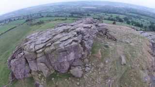 preview picture of video 'Almscliffe Crag Fly Round - DJI Phantom 2 Vision+'