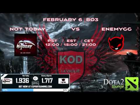 KOD League:BO3 |Not Today -vs- Enemy GG |with @Kairos_Casting / @TedCasts