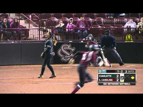 South Carolina Softball Earns 9-3 Win vs. Charlotte