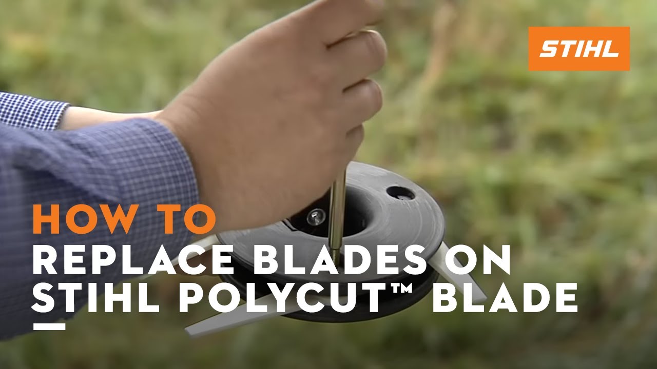 How to Replace Blades on a STIHL PolyCut™ Cutting Blade