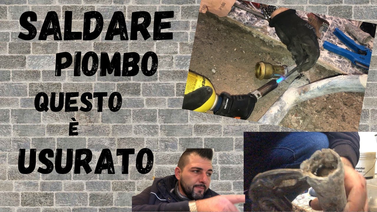 Watch Now COME SALDARE UNO SCARICO IN PIOMBO e unire piombo / plastica COME SALDARE UNO SCARICO IN PIOMBO e unire piombo / plastica