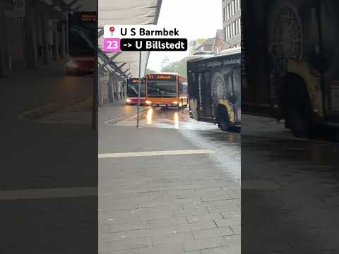 HVV Buslinien 17 & 23 (Citaro) in U S Barmbek  #shorts