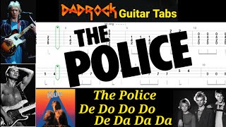 De Do Do Do De Da Da Da - The Police - Guitar + Bass TABS Lesson 