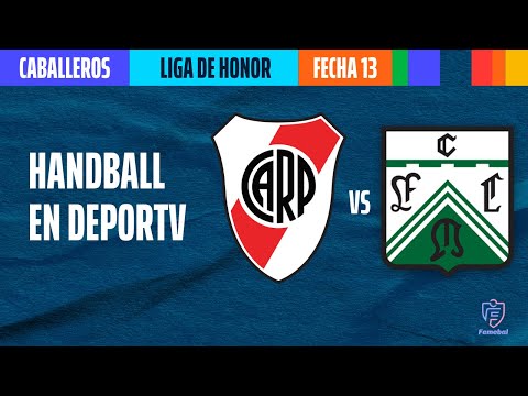 River Plate 🆚 Ferro Carril Oeste | Fecha 13 | Liga de Honor Caballeros | Metro Clausura de Handball