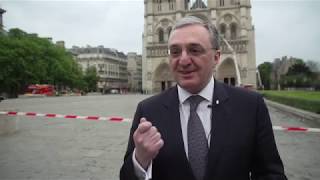Foreign Minister Mnatsakanyan visited Notre Dame de Paris