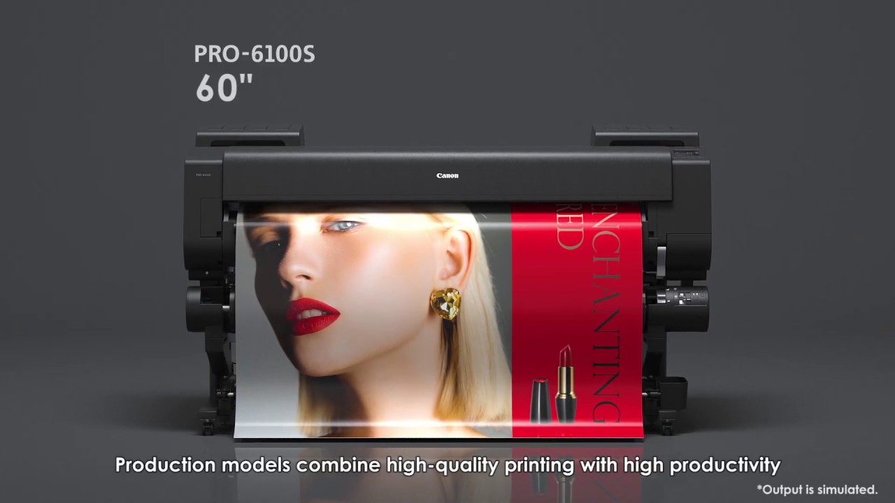 YouTube video - Introduction to the imagePROGRAF PRO Series Large Format Printers