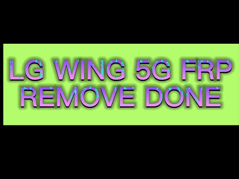 Lg wing 5G Frp remove done
