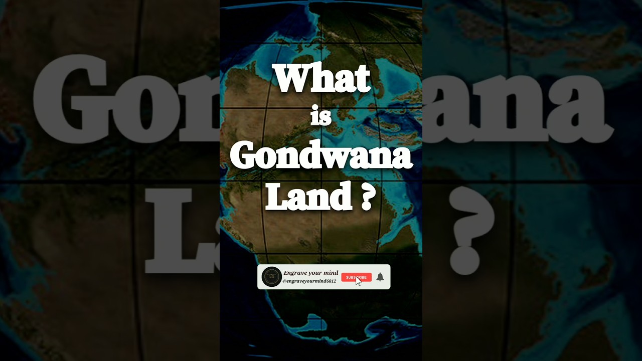 What is Gondwana Land❓| Formation of India| Class-9 Physical Features of India| #gondwanaland #viral
