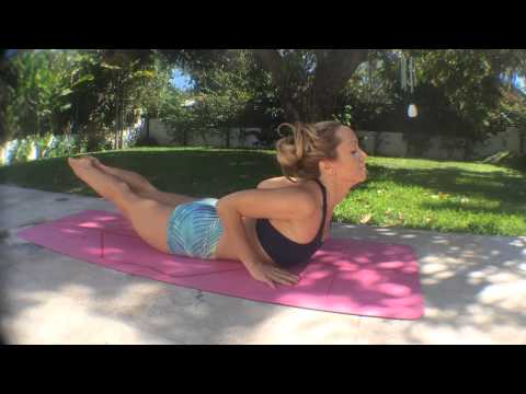 Yoga Backbends, Shalabhasana with Kino