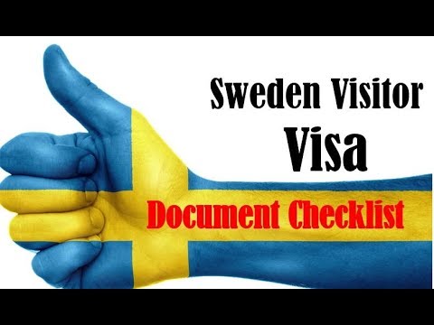 Sweden Tourist Visa document Checklist | Europe Visa Video