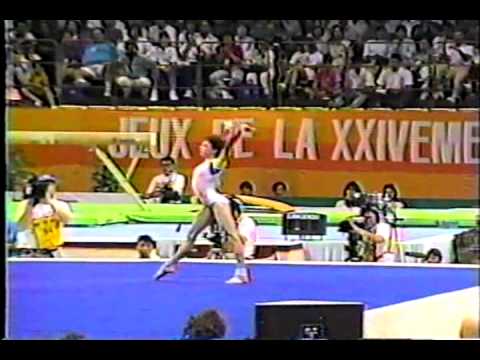 1st EF FX Daniela Silivas ROM - 1988 Olympic Games 19.937