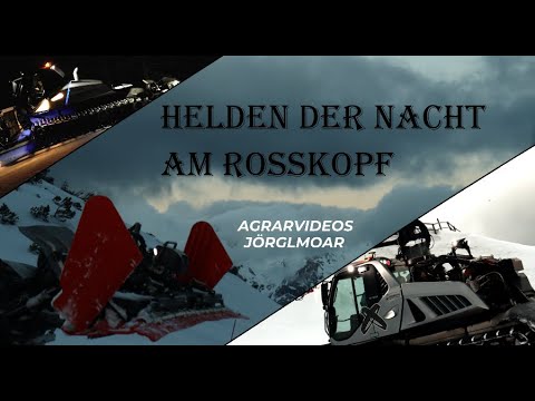 Pistenraupen in Action am Rosskopf
