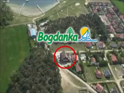 Ośrodek Bogdanka z lotu ptaka