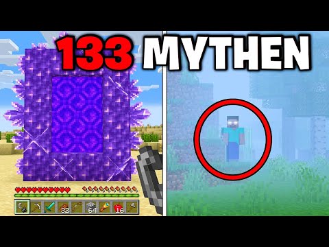 133 MINECRAFT MYTHS in 24 HOURS?!
