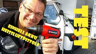 Einhell PXC Akku Heissluftpistole TE-HA 18 Li im Härtetest #einhellharry #einhell_ag