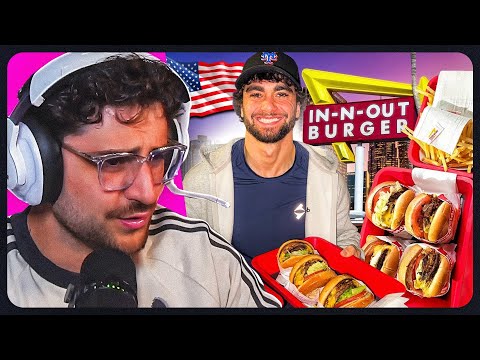 ARDA probiert IN N OUT BURGER in LOS ANGELES!🤤🍔 Er spricht nur FAKTEN❗️