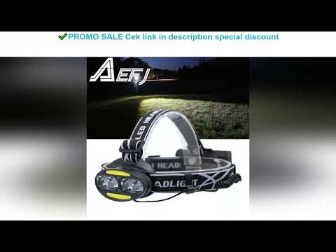 3000 Lumen IR Sensor Headlight Induction headlamp 4*T6 +2*COB LED Head Lamp Flashlight Torch Lantern