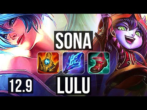 SONA & Jhin vs LULU & Jinx (SUP) | 4/0/17, 1500+ games, 1.5M mastery | EUW Challenger | 12.9