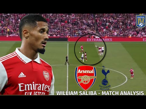 How William Saliba SHUT DOWN Tottenham's Attack | William Saliba | Player Analysis