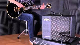 Video thumbnail for Vox VT40X modelling guitar amp demo by MusicRadar