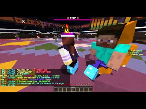 Minecraft Minigames Block Party Bölüm 1