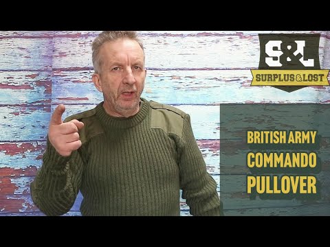 Genuine British Army Olive Commando Wool Pullovers
