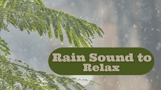 Rain sound to relax