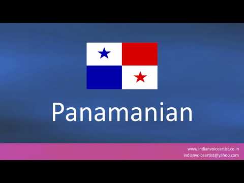 How to pronounce "Panamanian".