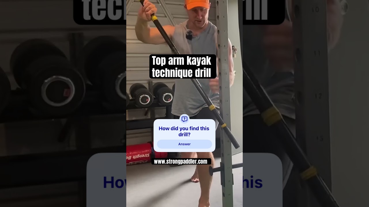 Top arm kayak technique drill