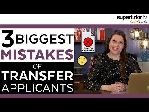 3 Biggest MISTAKES of Transfer Applications!