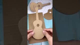 Download lagu Diy Mini Guitar From Cardboard | Cardboard Crafts Ideas / #miniature #cardboard mp3