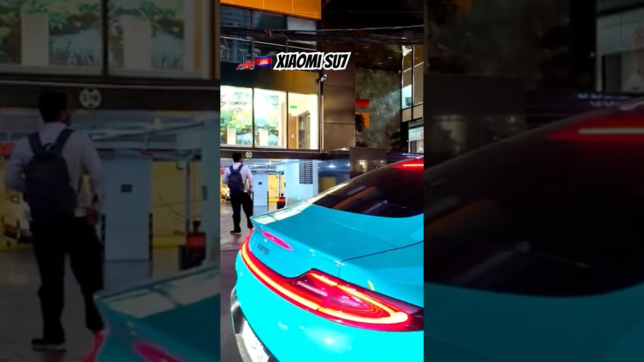 🏎️🇰🇭 Xiaomi SU7 #supercars #cambodia #ev #xiaomi #su7 #ev #coolcar