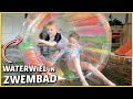 DiT WATERWiEL VONDEN WE BiJ ONS ZWEMBAD! ??‍♀️ | Bellinga Vlog #2056