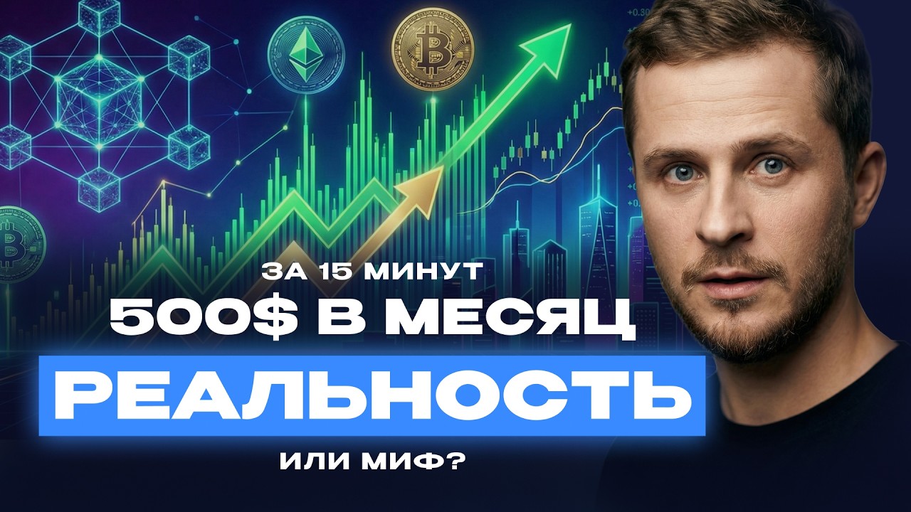 500$ в месяц за 15 минут – РЕАЛЬНОСТЬ или миф?