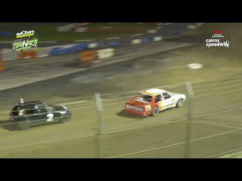 JUL14 SStH2 at TWW Cairns Speedway - Super Street Sedans Heat Race 2